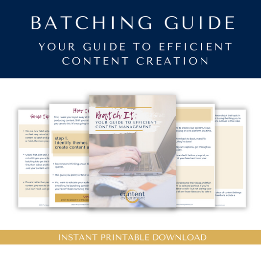 Content Batching Guide