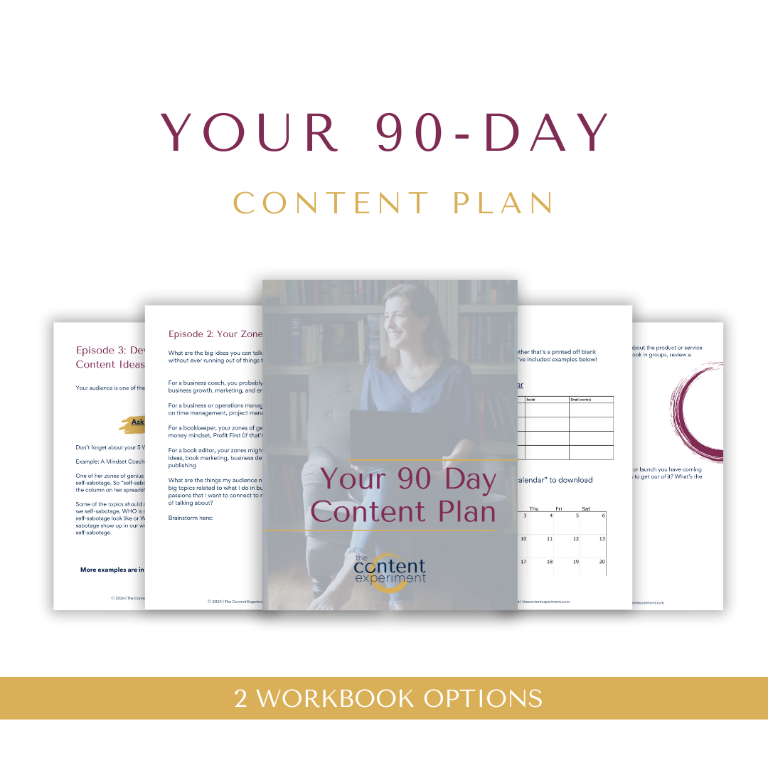 Your 90-Day Content Plan